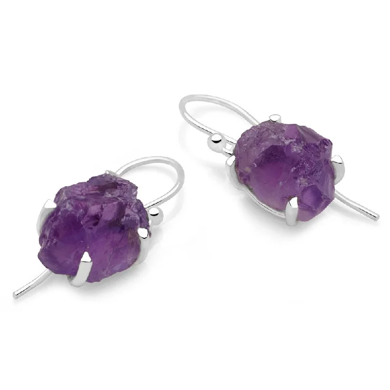 Discounted Luxury Jewelry – Shine Without The Splurge Amethyst Muse Earrings