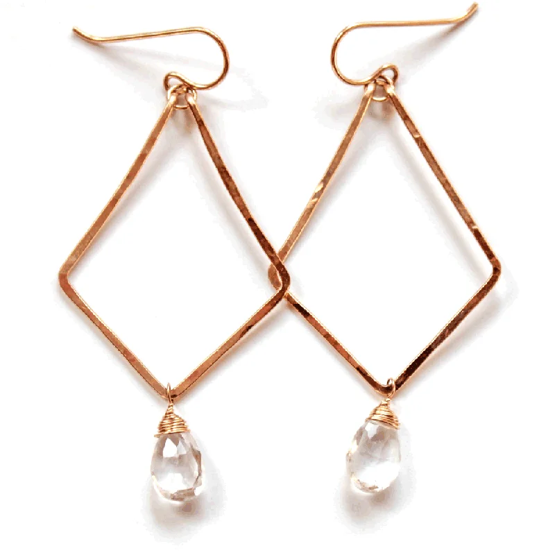 The Perfect Jewelry Piece At The Perfect Price Arrowhead Gemstone Earrings - Crystal Quartz The Perfect Jewelry Piece At The Perfect Price Arrowhead Gemstone Earrings - Crystal Quartz