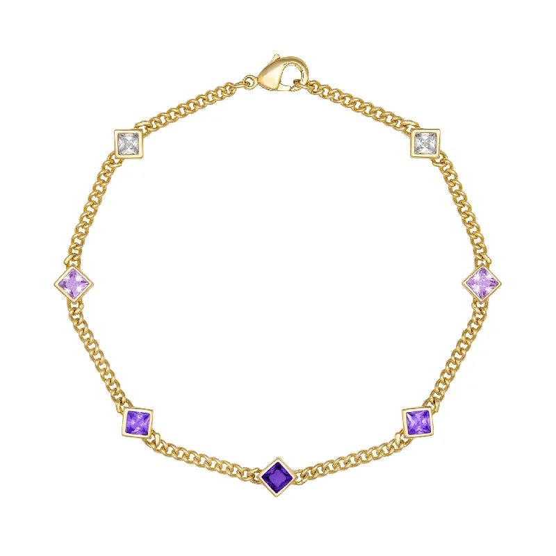 Jewelry Sale Alert – Shop Timeless Elegance Today Aura Anklet - Purple