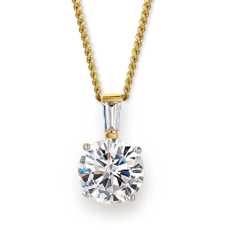 Limited-Time Jewelry Sale – Don't Miss These Deals Baguette  Solitaire Pendant