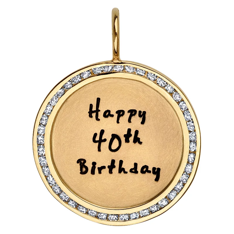 Celebrate Every Occasion With Sparkling Savings Birthday Message Channel Set Round Charm Celebrate Every Occasion With Sparkling Savings Birthday Message Channel Set Round Charm
