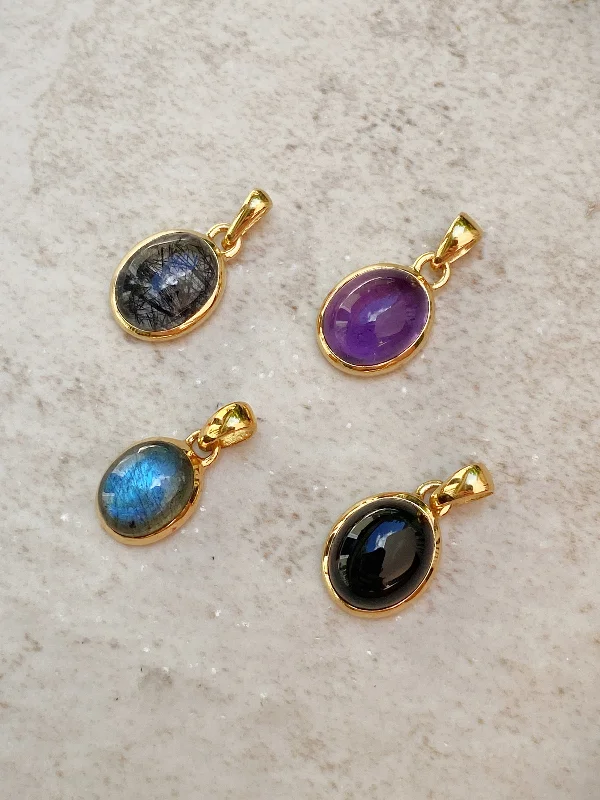 Exclusive Online Discounts On Stylish Jewelry Oval Gemstone Cabochon Pendants