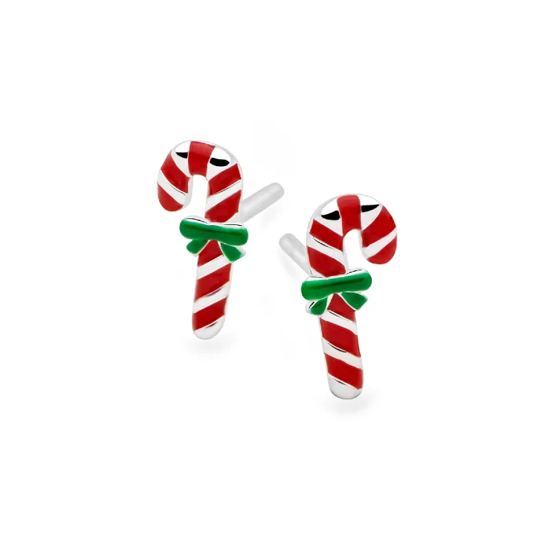 Celebrate With Sparkle – Jewelry Sale Now Live Candy Cane Bow Studs
