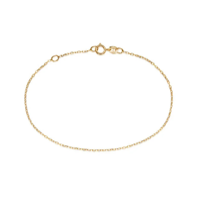 Discounted Jewelry For A Glamorous Look My Precious Simple 10K Gold Bracelet