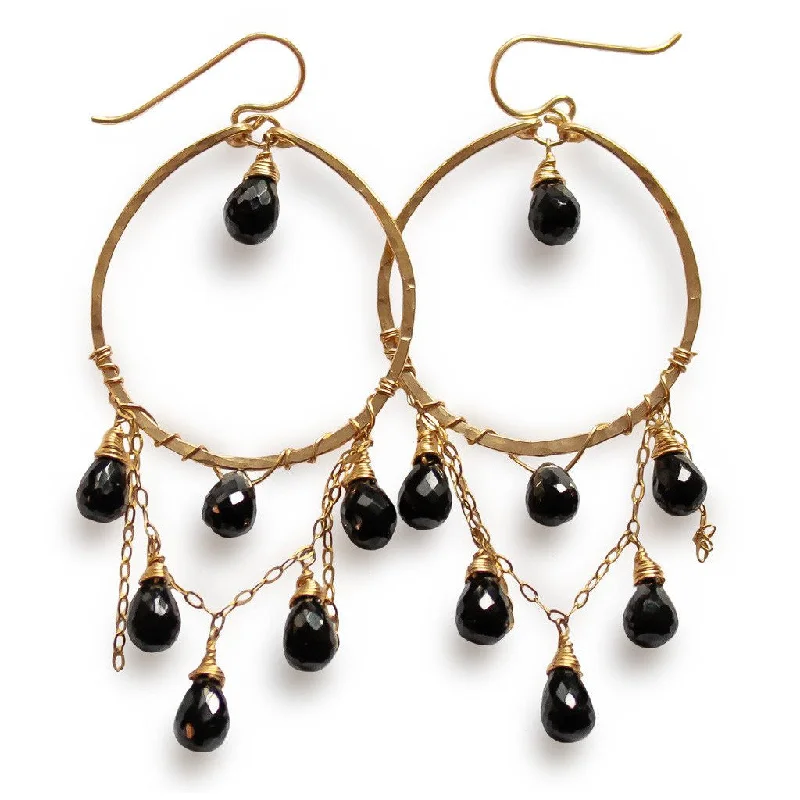 Unmissable Jewelry Sale – Shop Before It's Too Late Cascade Gemstone Hoops - Black Spinel Unmissable Jewelry Sale – Shop Before It's Too Late Cascade Gemstone Hoops - Black Spinel