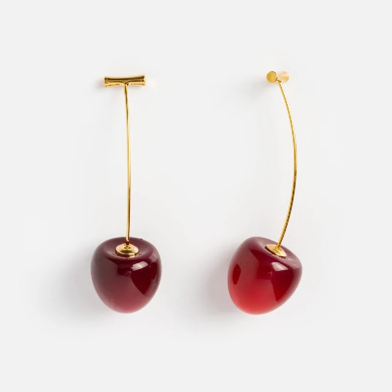 Trending Jewelry Styles Now At Limited-Time Discounts Cherry and Stem Earrings