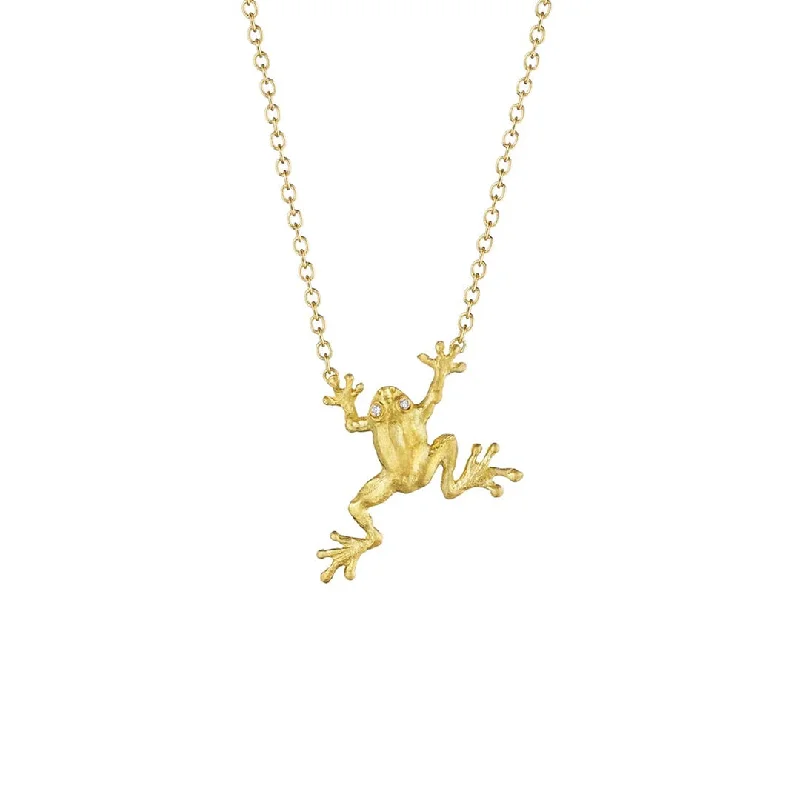 Timeless Beauty, Unbeatable Deals – Jewelry Sale On Climbing Frog Necklace