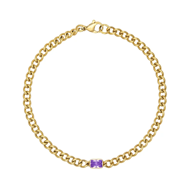 Save On Luxury Jewelry Pieces – Limited-Time Offers Dione Anklet - Purple