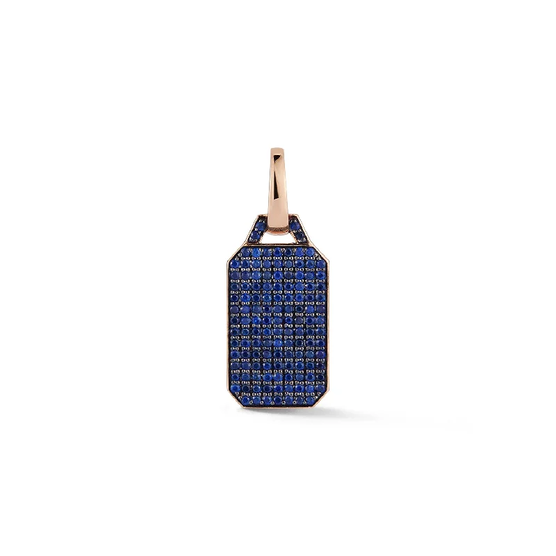 Bestselling Jewelry At Special Promotional Rates DORA 18K ALL SAPPHIRE RECTANGULAR TABLET CHARM Bestselling Jewelry At Special Promotional Rates DORA 18K ALL SAPPHIRE RECTANGULAR TABLET CHARM