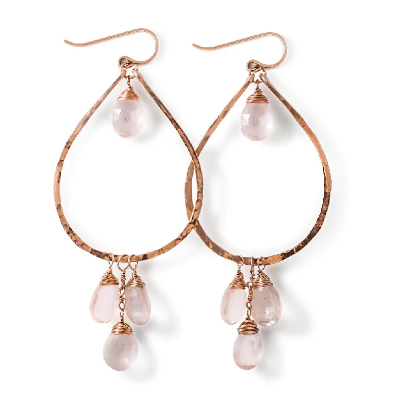 Fine Jewelry, Limited-Time Offers Available Dreamcatcher Hoop Gemstone Earrings - Rose Quartz Fine Jewelry, Limited-Time Offers Available Dreamcatcher Hoop Gemstone Earrings - Rose Quartz