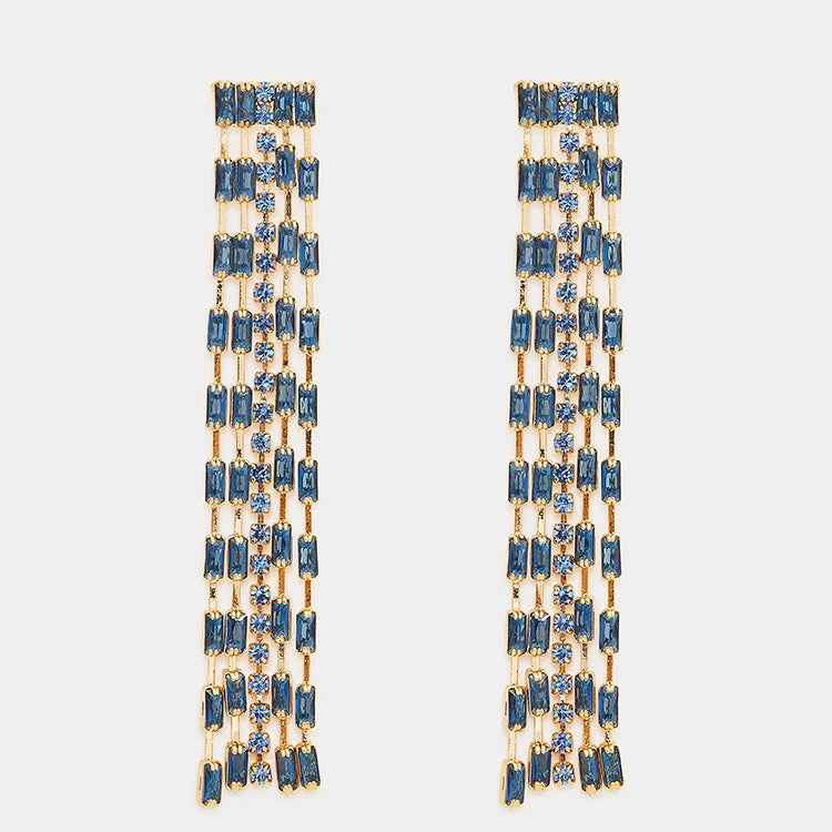 Grab Stylish Jewelry Before The Sale Ends Duomo French Blue Earrings