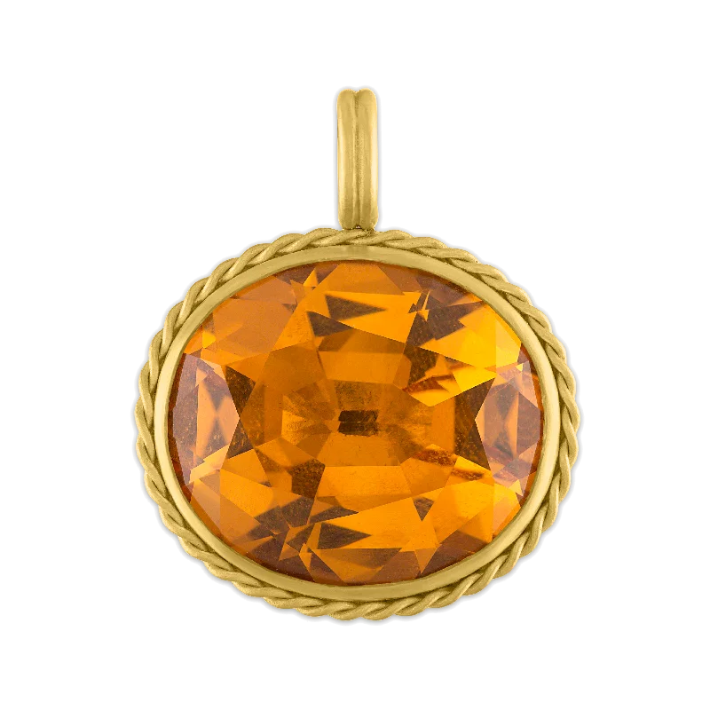 Unmissable Deals On Handmade Jewelry Collections Faceted Citrine Chorda Pendant