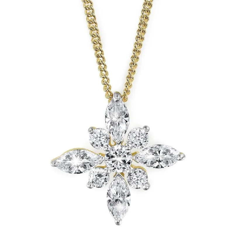 Gorgeous Jewelry, Limited-Time Savings Floral Posy Pendant