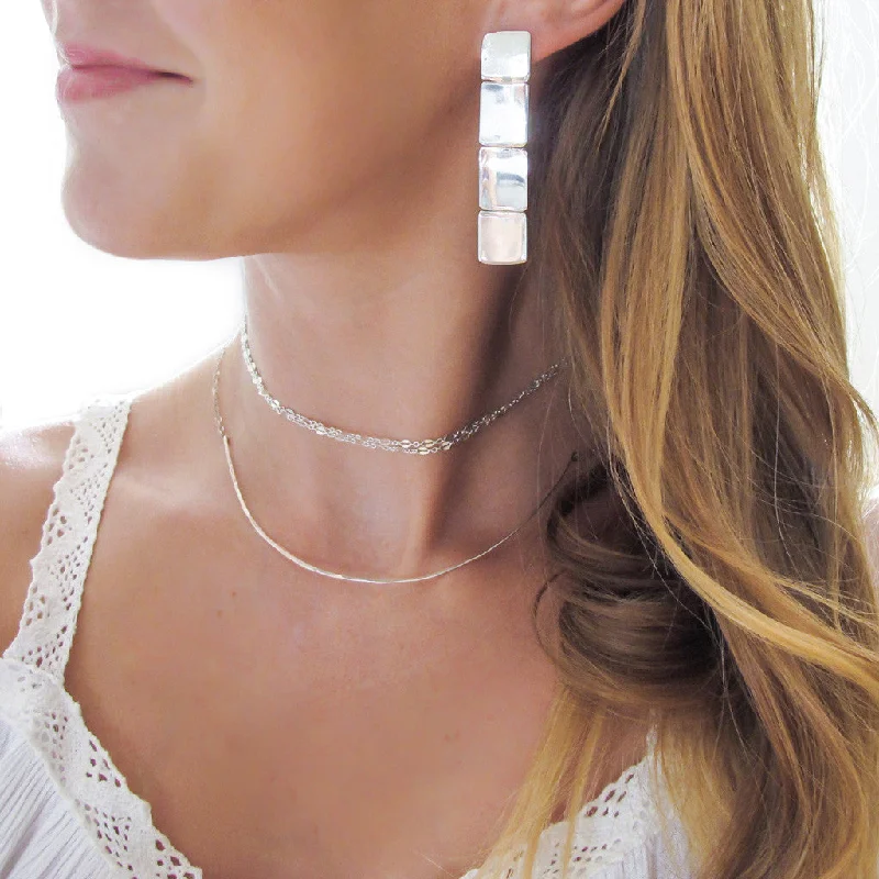 Shop Dazzling Rings, Earrings, And More At Special Discounts Four Square Post Earrings Shop Dazzling Rings, Earrings, And More At Special Discounts Four Square Post Earrings