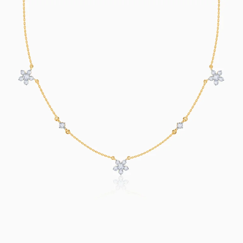 Seasonal Jewelry Sale – Upgrade Your Collection Gold Novae Diamond Necklace