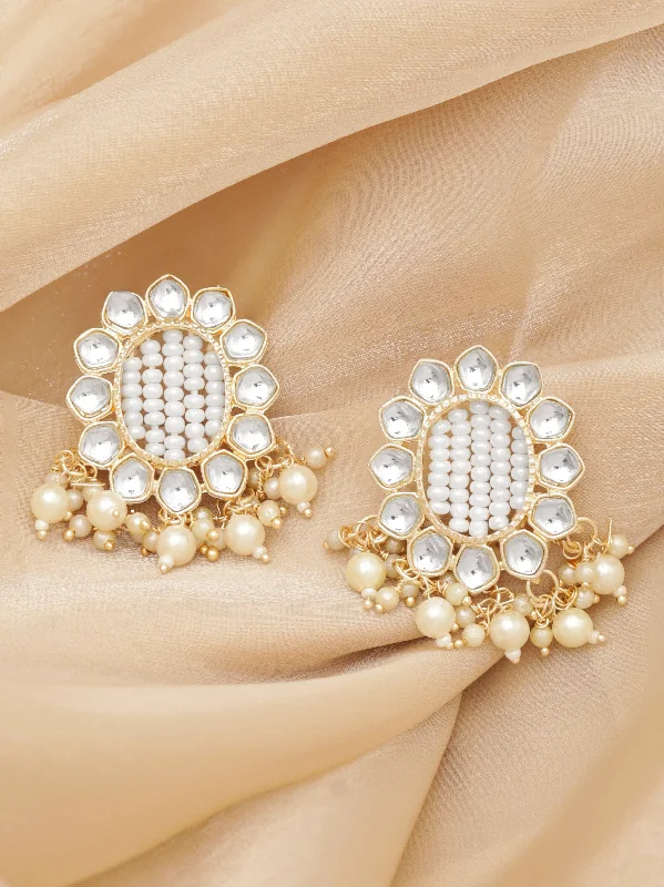 The Ultimate Jewelry Sale – Exclusive Styles At Great Prices Rubans Gold-Tone Stud Earrings with Stones and Beads The Ultimate Jewelry Sale – Exclusive Styles At Great Prices Rubans Gold-Tone Stud Earrings with Stones and Beads