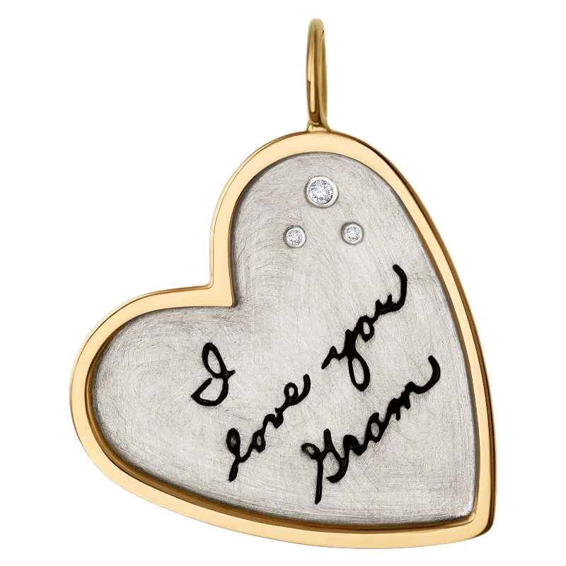 Dainty And Elegant Jewelry Now At Reduced Prices Handwritten Message Heart Charm