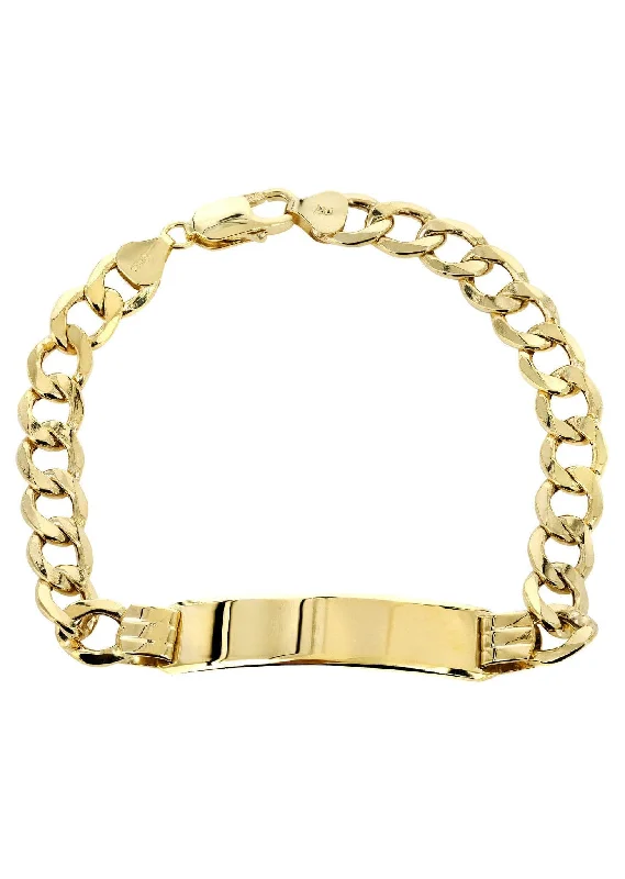 Holiday Jewelry Sale – Perfect Gifts At The Best Prices Semi Solid Id Cuban Bracelet 10K Yellow Gold Holiday Jewelry Sale – Perfect Gifts At The Best Prices Semi Solid Id Cuban Bracelet 10K Yellow Gold