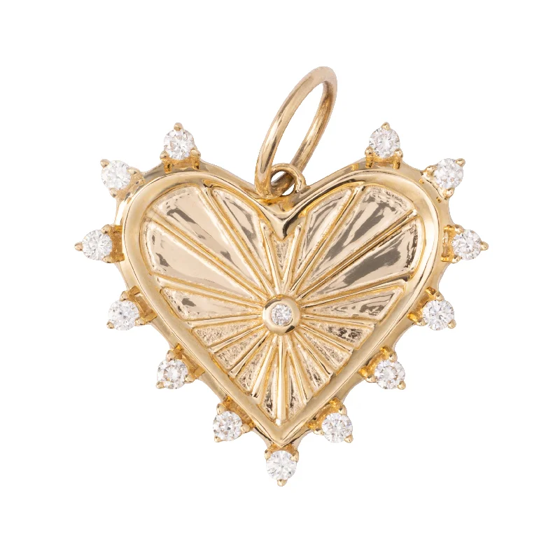 Limited-Stock Jewelry Clearance – Grab Your Favorites Now Lionheart Pleated Diamond Burst Charm Limited-Stock Jewelry Clearance – Grab Your Favorites Now Lionheart Pleated Diamond Burst Charm