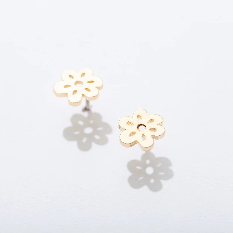 Shop Elegant Jewelry At Unbeatable Prices Little Polkadot Flower Stud Earrings
