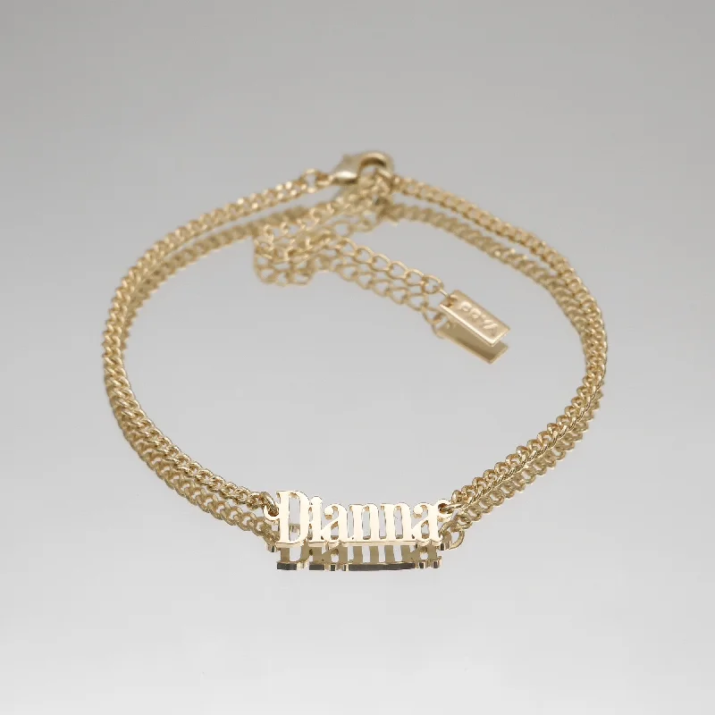 Stunning Jewelry At Even More Stunning Prices Manhattan Custom Name Anklet