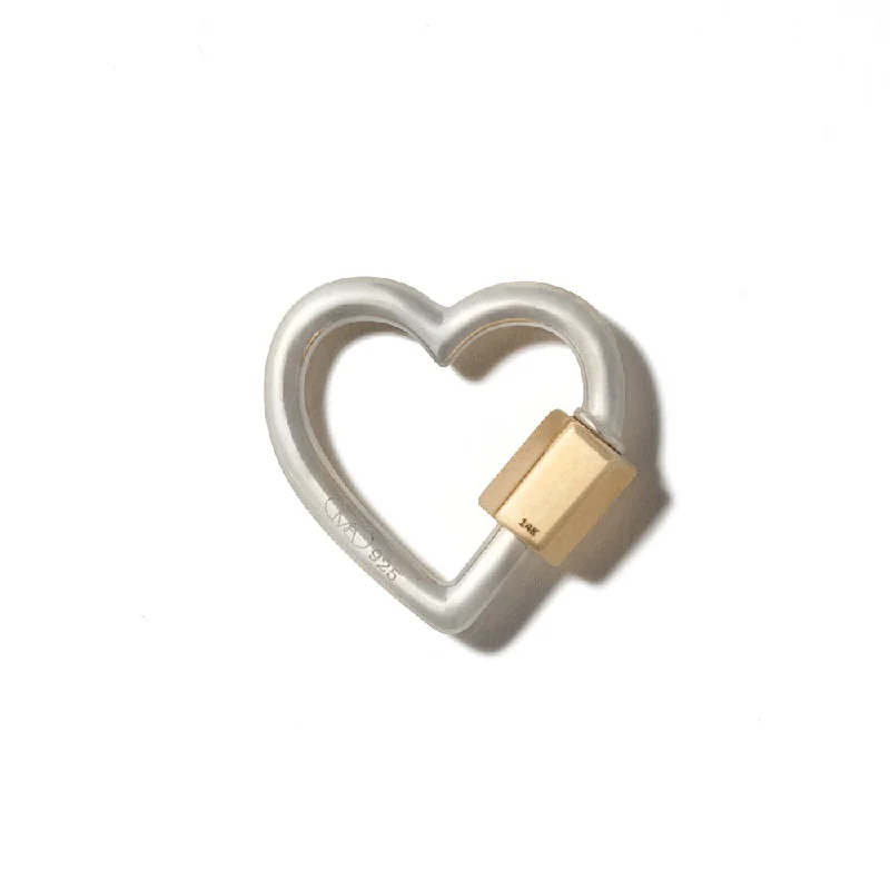 Sparkle For Less – Shop Our Limited-Time Jewelry Deals Marla Aaron Silver & 14K Yellow Gold Heart Lock Sparkle For Less – Shop Our Limited-Time Jewelry Deals Marla Aaron Silver & 14K Yellow Gold Heart Lock
