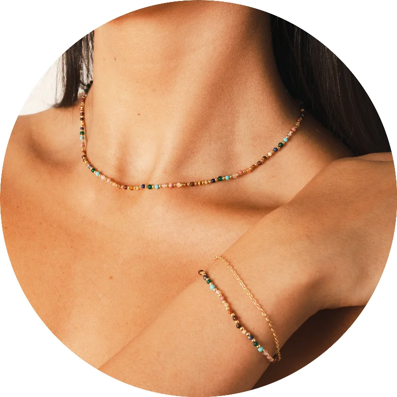 Best-Selling Jewelry Now Available At Special Deals Master Healer 2mm Necklace + Layered Bracelet Set Best-Selling Jewelry Now Available At Special Deals Master Healer 2mm Necklace + Layered Bracelet Set