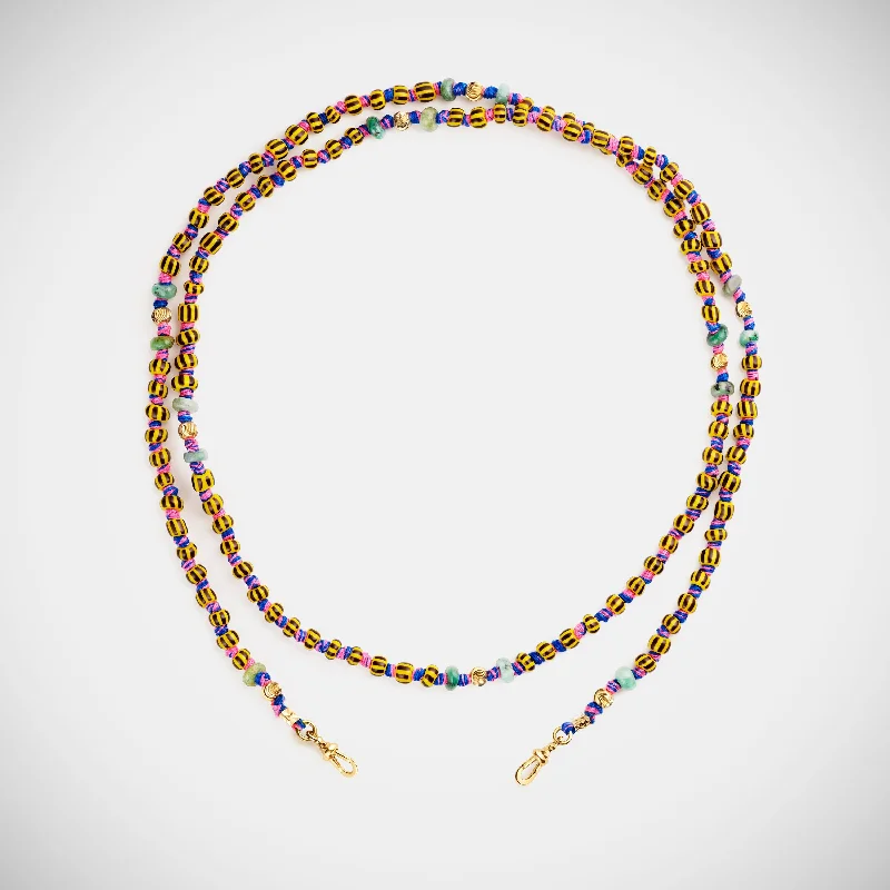 Jewelry Clearance Sale – Final Reductions Mauli beads ghana yellow & black 73cm