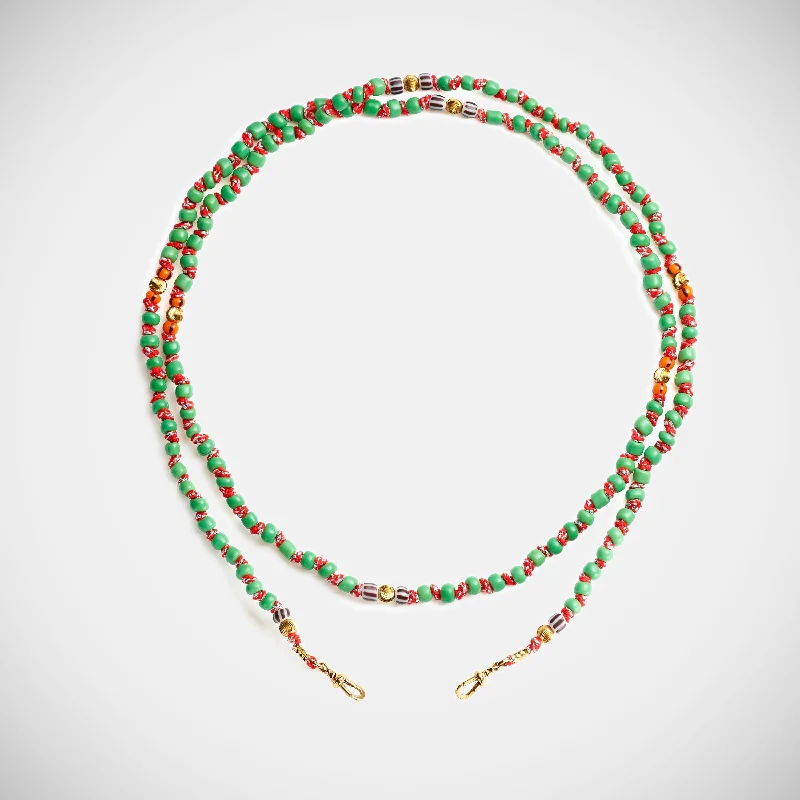 Gorgeous Jewelry, Limited-Time Savings Mauli Beads Ghana Green 73cm