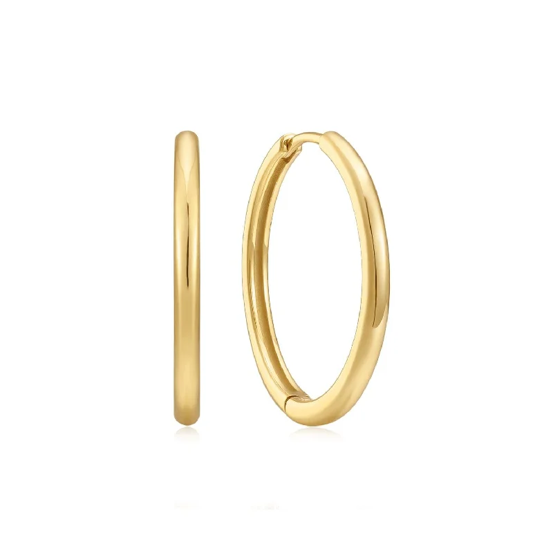 Make Your Outfit Shine With Discounted Jewelry Medium Huggie Hoop Earrings
