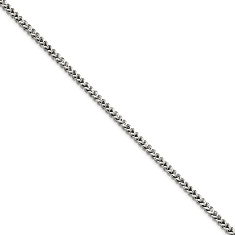 Dazzling Deals On Necklaces, Bracelets, And More Men's 5.5mm Stainless Steel Franco Chain Bracelet, 8.5 Inch