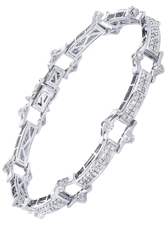 Limited-Time Jewelry Sale – Don't Miss These Deals Mens Diamond Bracelet White Gold| 2.49 Carats| 22.11 Grams Limited-Time Jewelry Sale – Don't Miss These Deals Mens Diamond Bracelet White Gold| 2.49 Carats| 22.11 Grams