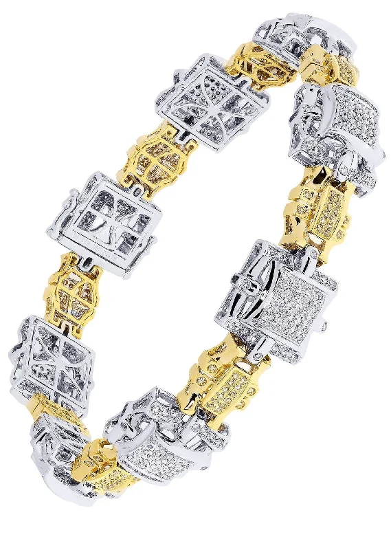 Dazzle With Discounts – Shop Jewelry On Sale Mens Diamond Bracelet White Gold| 3.75 Carats| 45.67 Grams Dazzle With Discounts – Shop Jewelry On Sale Mens Diamond Bracelet White Gold| 3.75 Carats| 45.67 Grams