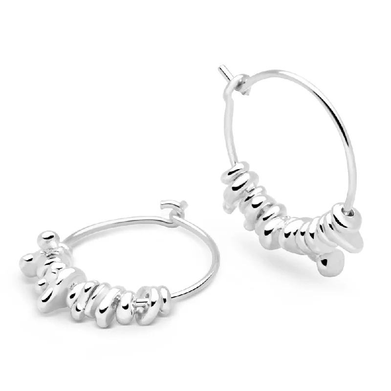 Limited-Stock Jewelry Sale – Shop Before It's Gone Molten Charm Hoops