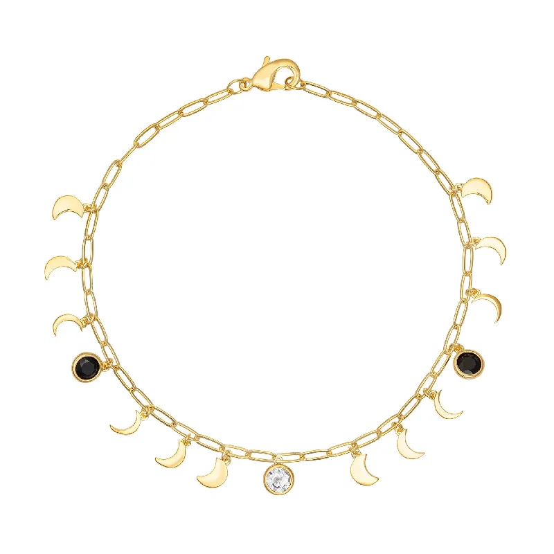 Elegant Jewelry Styles At Budget-Friendly Prices Moon Phase Anklet