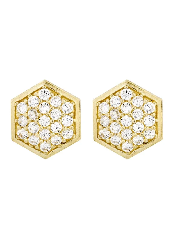 Limited-Stock Jewelry Clearance – Grab Your Favorites Now 10K Octagon Gold Earrings For Men | Appx 1/2 Inches Wide Limited-Stock Jewelry Clearance – Grab Your Favorites Now 10K Octagon Gold Earrings For Men | Appx 1/2 Inches Wide