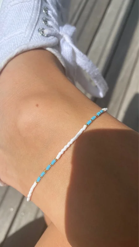 Chic And Stylish Jewelry At Exclusive Prices PARKER BEADED ANKLET - 9"