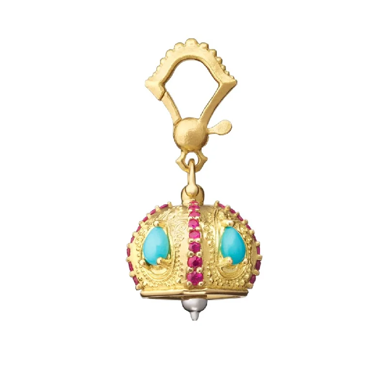 Shop Modern Jewelry Collections With Exclusive Discounts Paul Morelli Ruby & Turquoise Raja Meditation Bell Shop Modern Jewelry Collections With Exclusive Discounts Paul Morelli Ruby & Turquoise Raja Meditation Bell