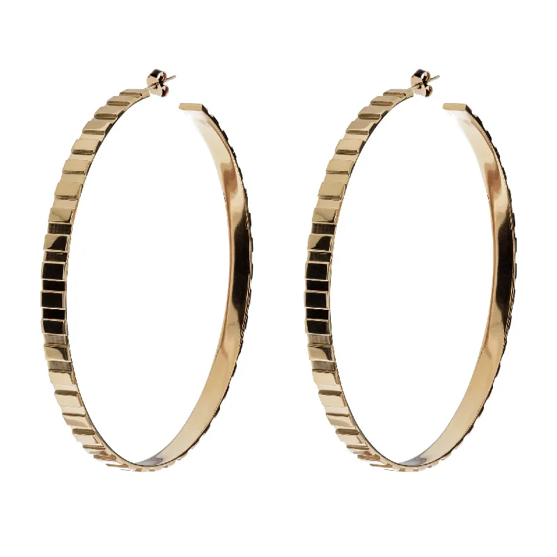 Jewelry Deals That Outshine The Rest Rectangle Step Pattern Hoops