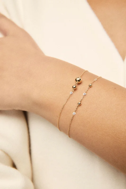 Sparkle More For Less – Jewelry Sale Happening Now Degrade Nude 18K Gold Bracelet w. Lab-Grown Diamond Sparkle More For Less – Jewelry Sale Happening Now Degrade Nude 18K Gold Bracelet w. Lab-Grown Diamond