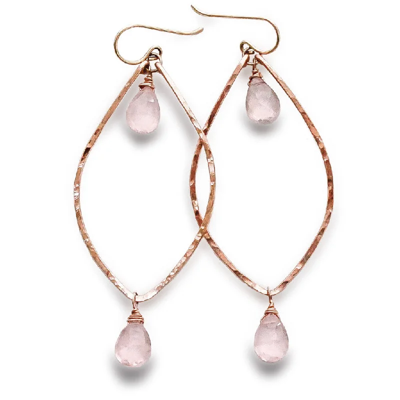 Buy More, Save More – Special Jewelry Discounts Rose Gold Leaf Gemstone Earrings - Rose Quartz Buy More, Save More – Special Jewelry Discounts Rose Gold Leaf Gemstone Earrings - Rose Quartz