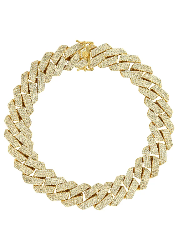 Sparkle For Less – Shop Jewelry Deals Now Silver Gold Prong Set Bracelet