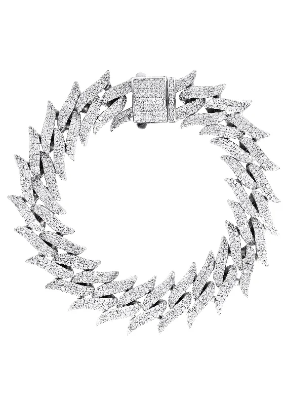 Your Dream Jewelry At Dream Prices – Shop Now Silver White Spike Barbed Wire Bracelet Your Dream Jewelry At Dream Prices – Shop Now Silver White Spike Barbed Wire Bracelet