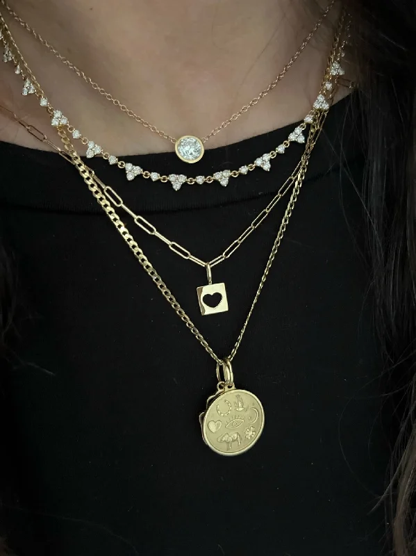 Limited-Time Offer On Elegant Jewelry Pieces Mini Cutout Heart Charm