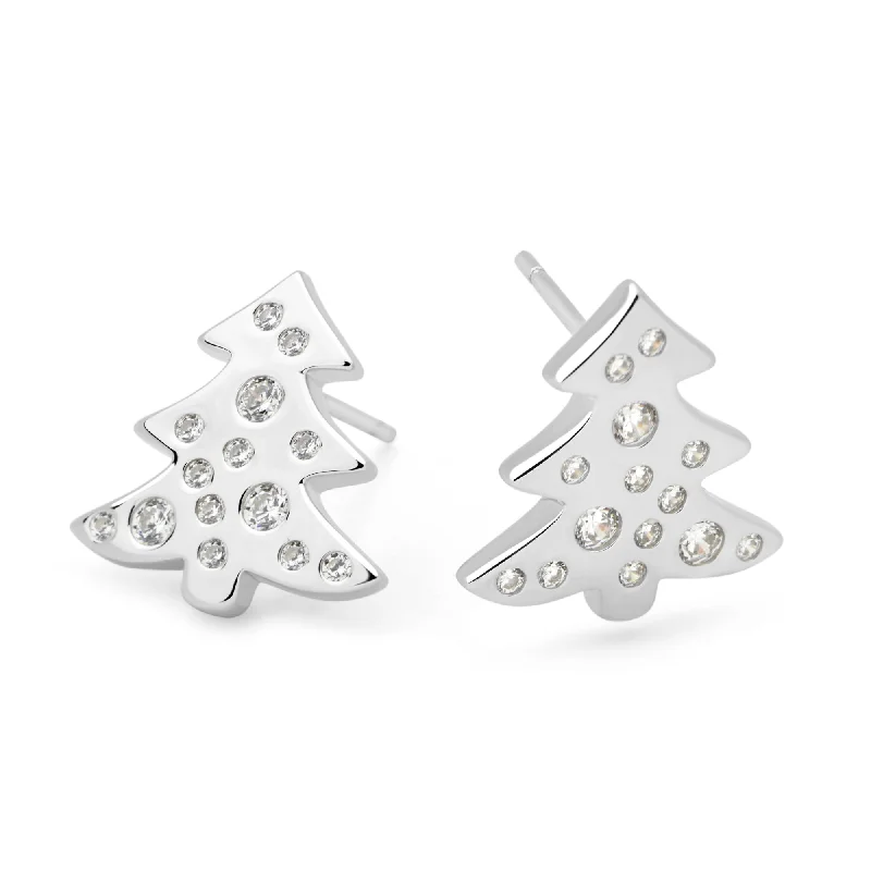 Save On Luxury Jewelry Pieces – Limited-Time Offers Snowy Christmas Tree Studs