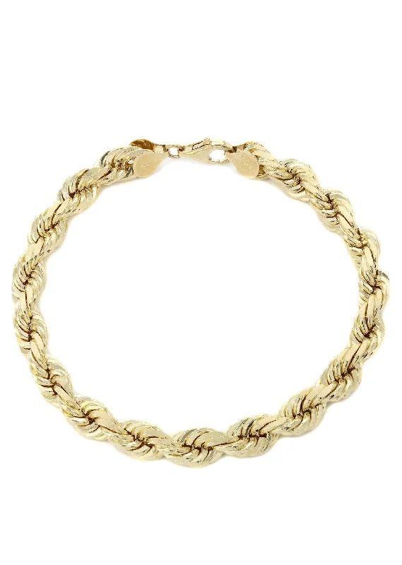 Seasonal Jewelry Deals – Elevate Your Style Solid Mens Rope Bracelet 10K/14K Yellow Gold Seasonal Jewelry Deals – Elevate Your Style Solid Mens Rope Bracelet 10K/14K Yellow Gold