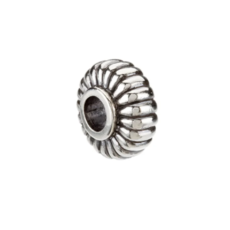Your Perfect Accessory Now At The Best Price Sterling Silver 13mm Fluted Spacer Bead Charm Your Perfect Accessory Now At The Best Price Sterling Silver 13mm Fluted Spacer Bead Charm