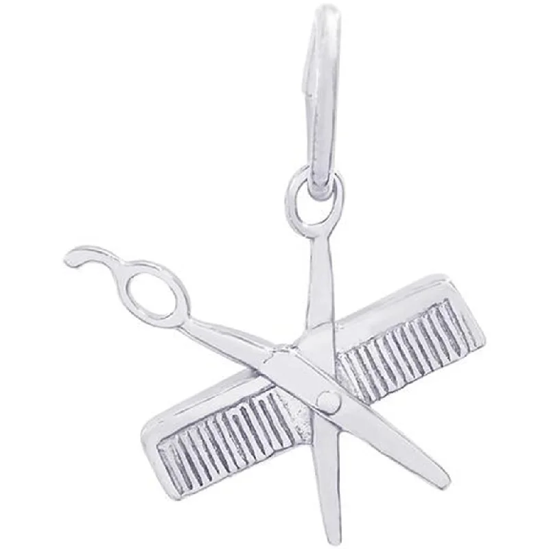 Flash Sale On Stunning Jewelry – Don't Miss Out Sterling Silver Comb And Scissors Charm Flash Sale On Stunning Jewelry – Don't Miss Out Sterling Silver Comb And Scissors Charm