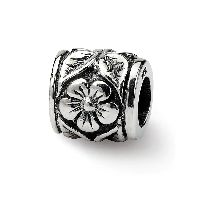 Once-A-Year Jewelry Sale – Grab Your Favorites Now Sterling Silver Flower Barrel Bead Charm Once-A-Year Jewelry Sale – Grab Your Favorites Now Sterling Silver Flower Barrel Bead Charm