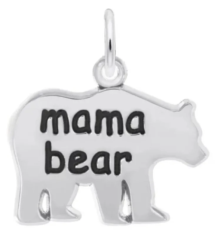Discounted Jewelry For A Glamorous Look Sterling Silver Mama Bear Charm